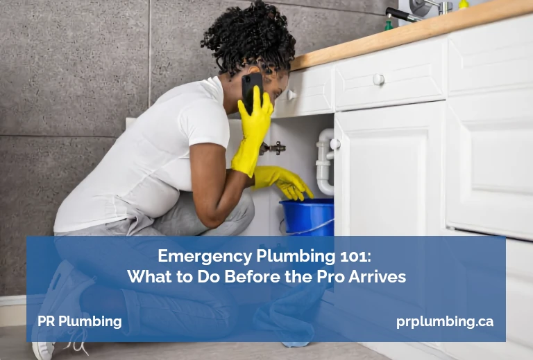 Emergency Plumbing 101: What to Do Before the Pro Arrives.
